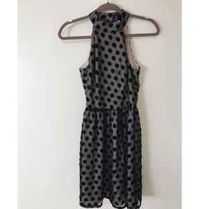 ARK & CO POLKA DOT COCKTAIL DRESS
